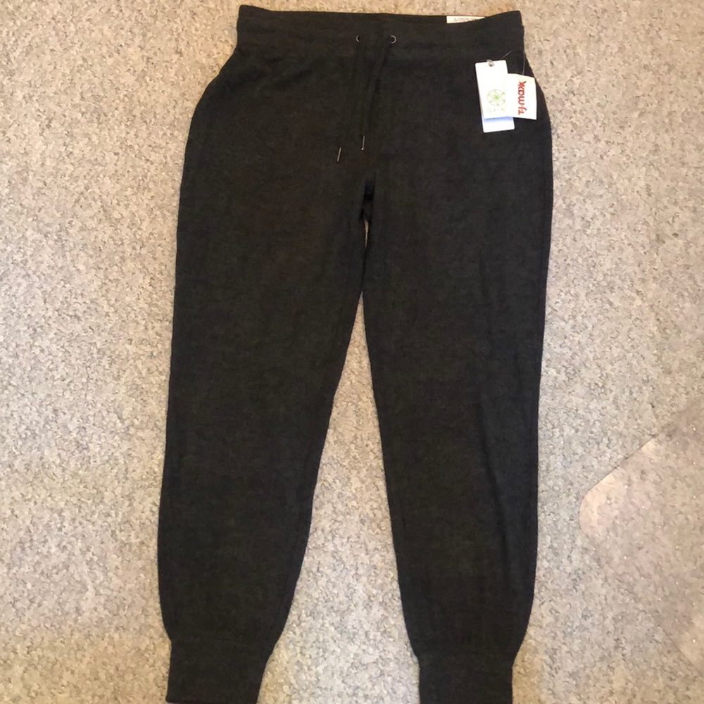 soft dark grey joggers